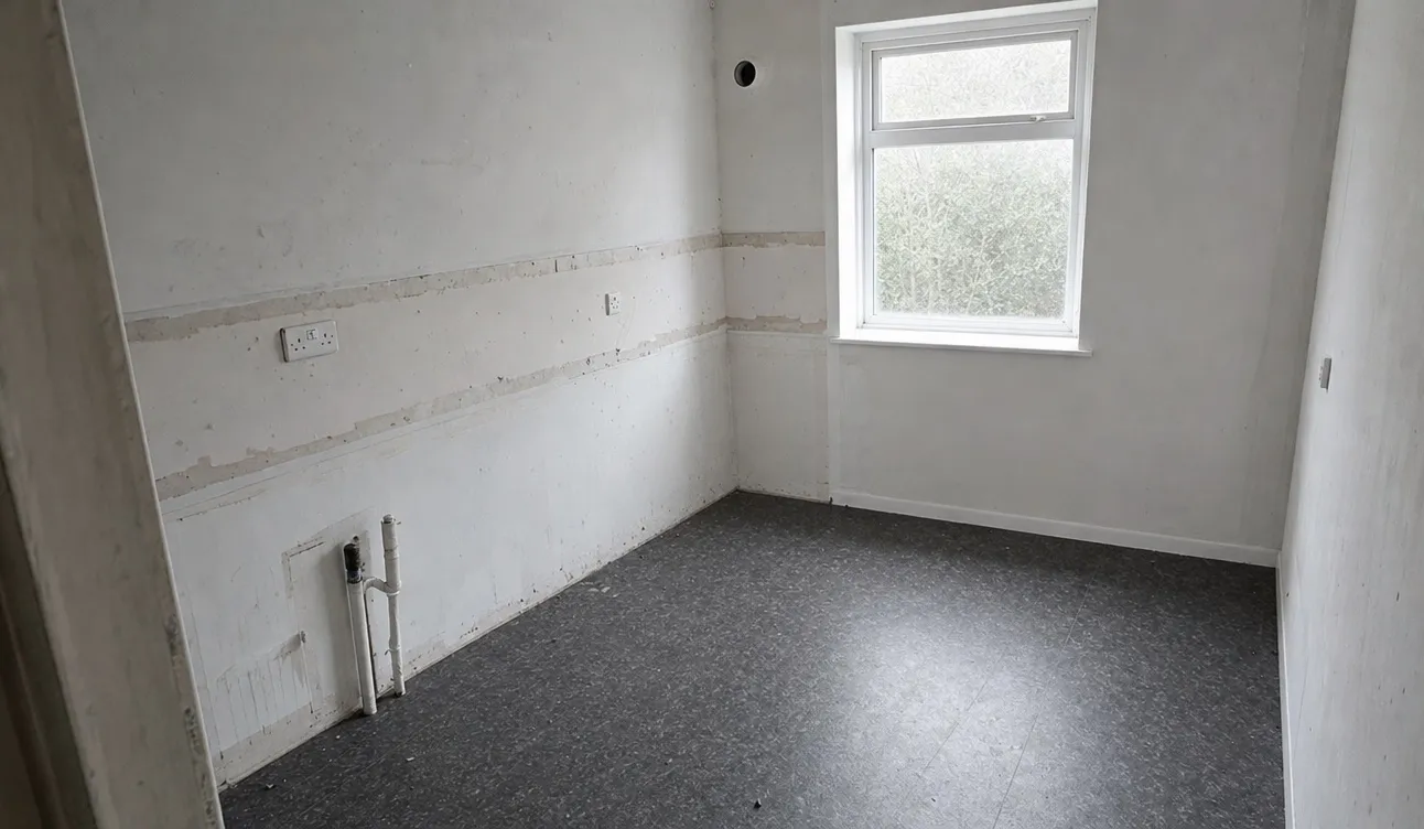 Geräumte Wohnung, besenrein zur Übergabe